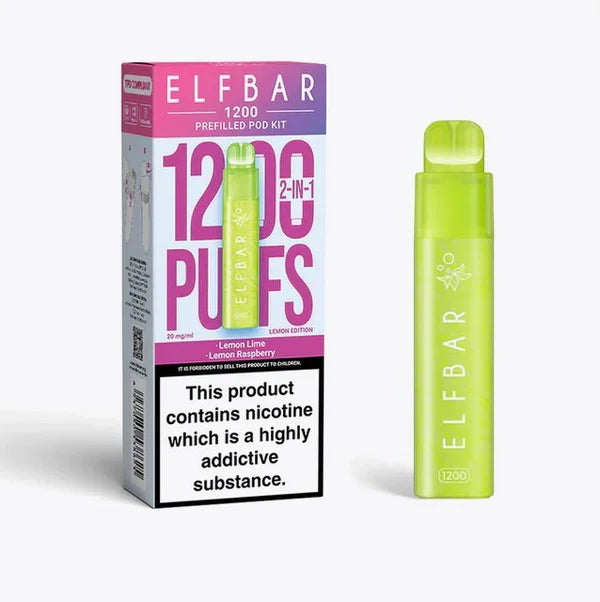 Elf Bar 1200 2-in-1 Prefilled Pod Kit [Box of 5]