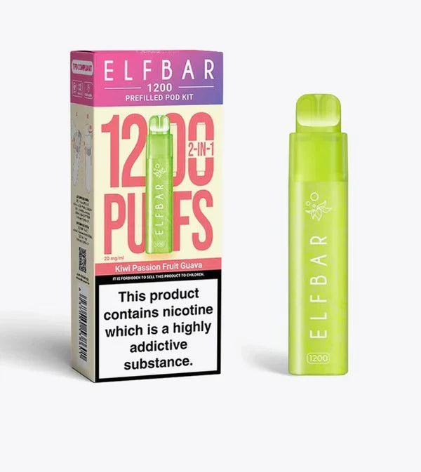 Elf Bar 1200 2-in-1 Prefilled Pod Kit [Box of 5]