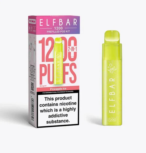 Elf Bar 1200 2-in-1 Prefilled Pod Kit [Box of 5]