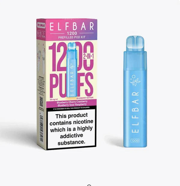 Elf Bar 1200 2-in-1 Prefilled Pod Kit [Box of 5]