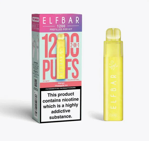 Elf Bar 1200 2-in-1 Prefilled Pod Kit [Box of 5]