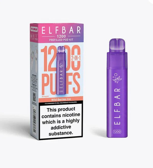 Elf Bar 1200 2-in-1 Prefilled Pod Kit [Box of 5]