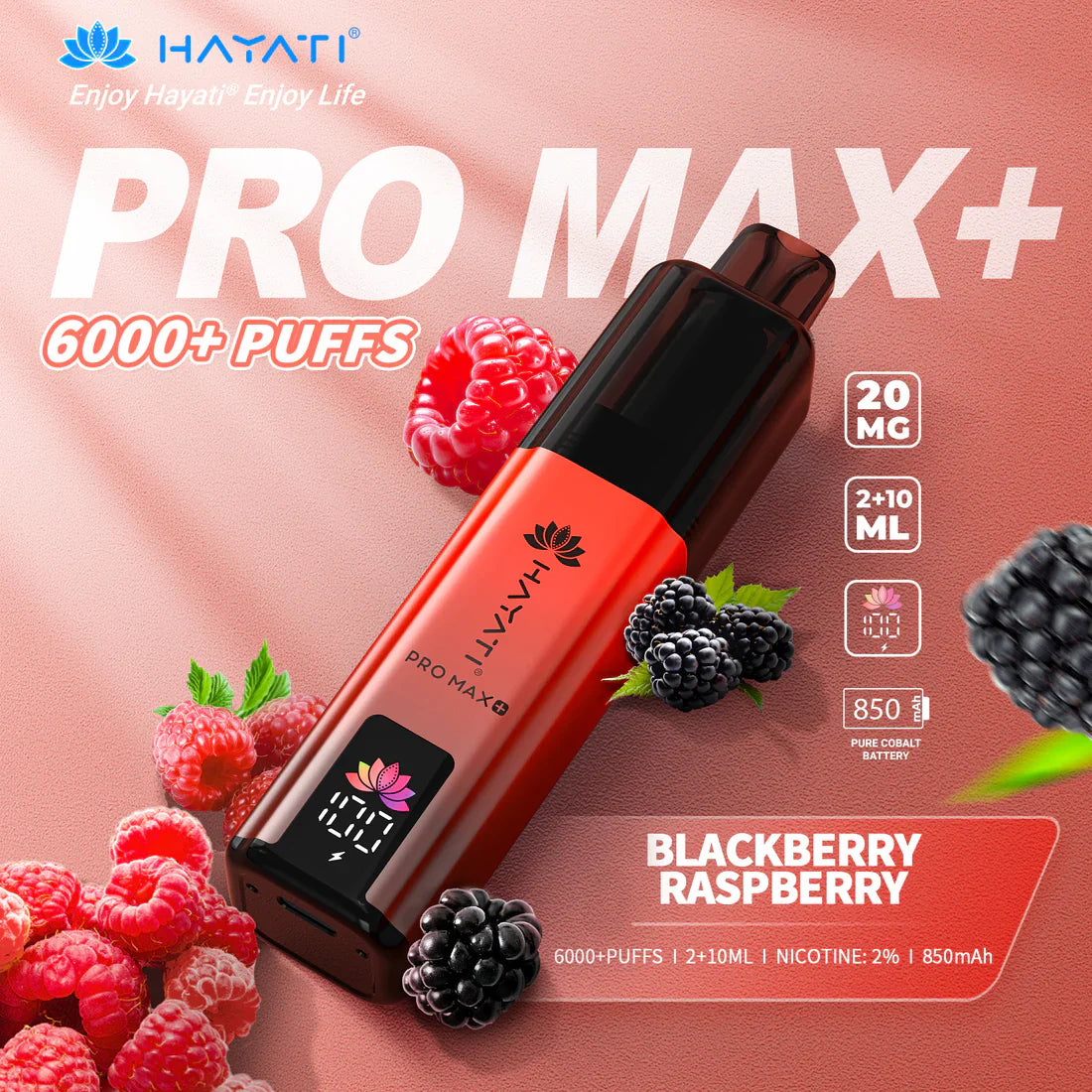 Hayati Pro Max Plus 6000 Puffs Disposable Vapes [Box of 5]