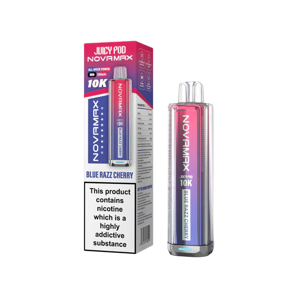 Juicy Pod Novamax 10K Prefilled Pod Vape Kit [Box of 5]