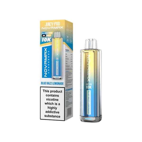 Juicy Pod Novamax 10K Prefilled Pod Vape Kit [Box of 5]