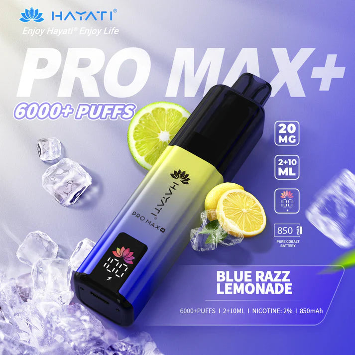 Hayati Pro Max Plus 6000 Puffs Disposable Vapes [Box of 5]