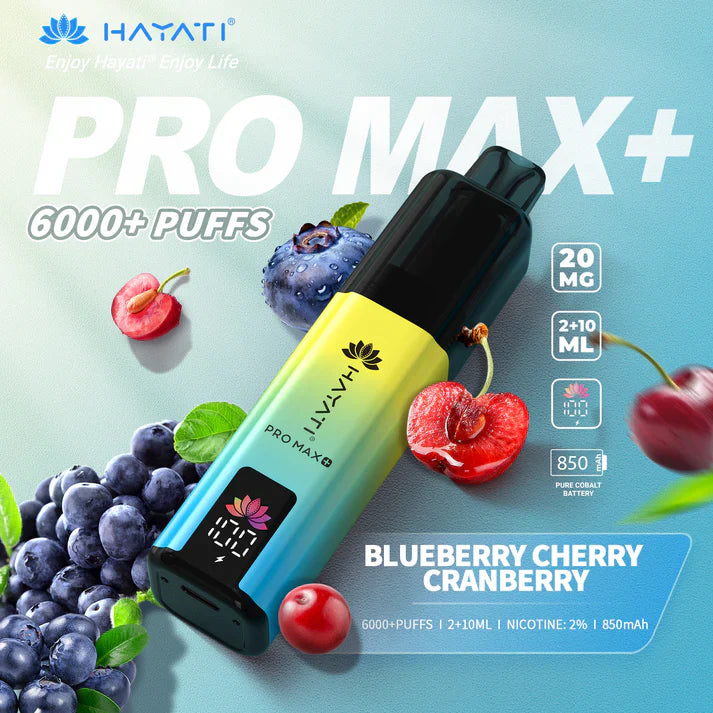 Hayati Pro Max Plus 6000 Puffs Disposable Vapes [Box of 5]
