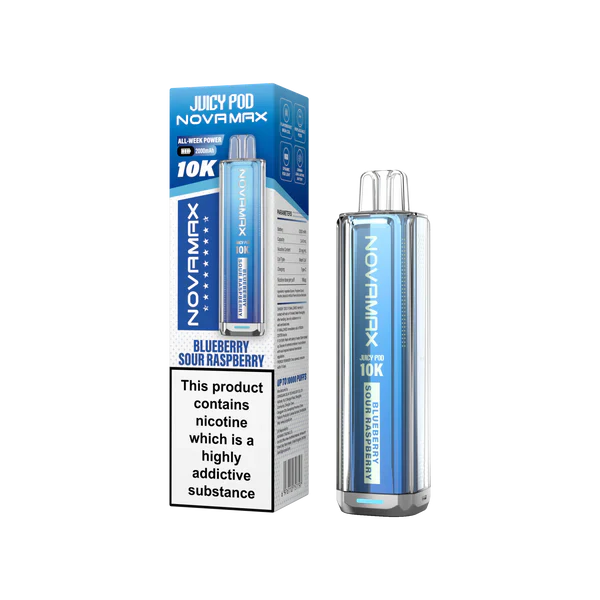 Juicy Pod Novamax 10K Prefilled Pod Vape Kit [Box of 5]