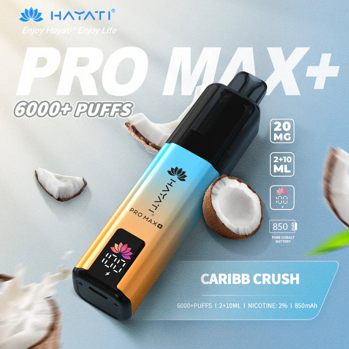 Hayati Pro Max Plus 6000 Puffs Disposable Vapes [Box of 5]