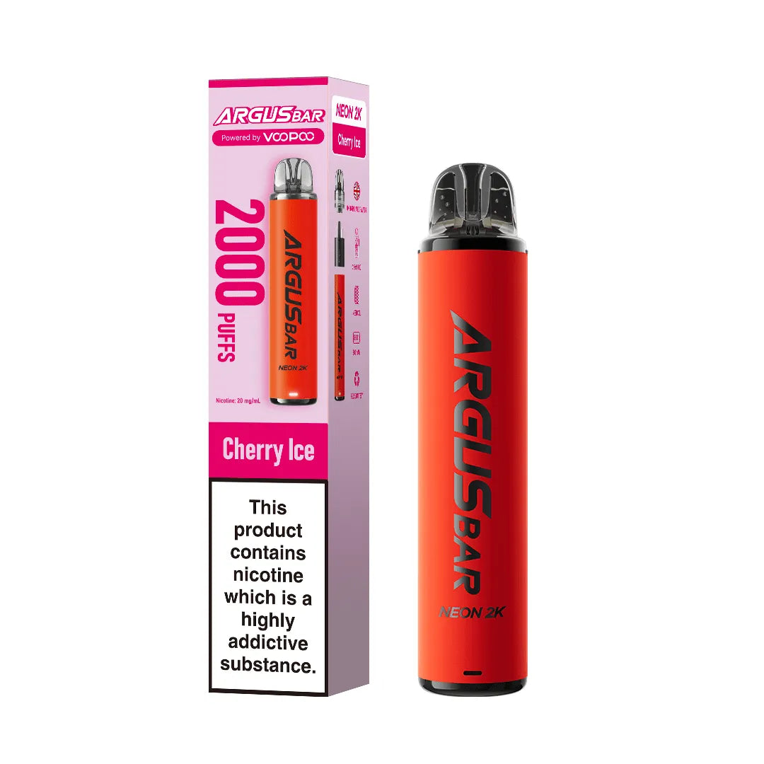ARGUSBAR NEON 2K Puff Legal Vape [Box of 10]