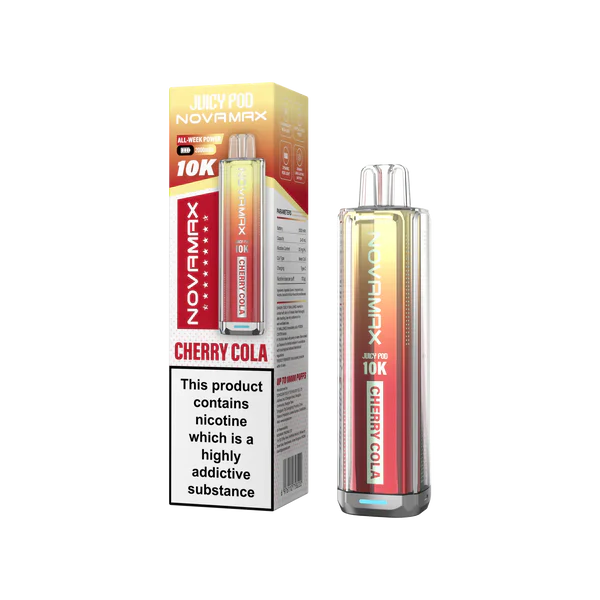 Juicy Pod Novamax 10K Prefilled Pod Vape Kit [Box of 5]