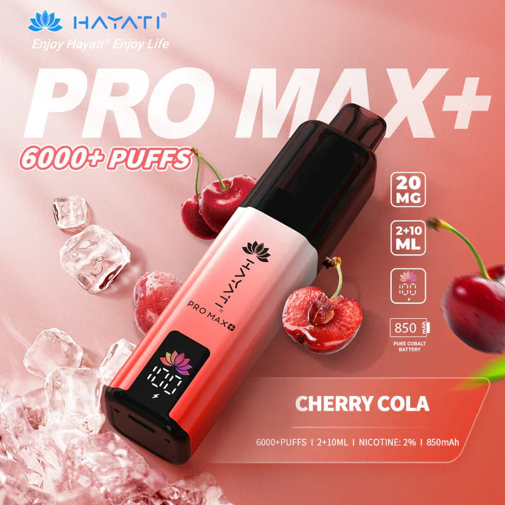 Hayati Pro Max Plus 6000 Puffs Disposable Vapes [Box of 5]