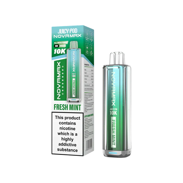 Juicy Pod Novamax 10K Prefilled Pod Vape Kit [Box of 5]