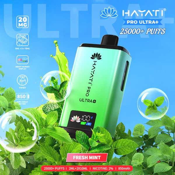 Hayati Pro Ultra Plus 25K Puff Vape [Box of 5]