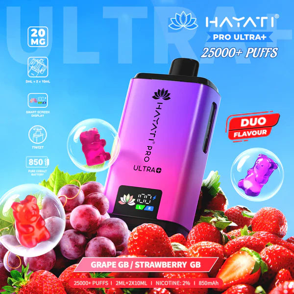 Hayati Pro Ultra Plus 25K Puff Vape [Box of 5]