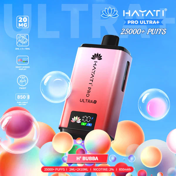 Hayati Pro Ultra Plus 25K Puff Vape [Box of 5]