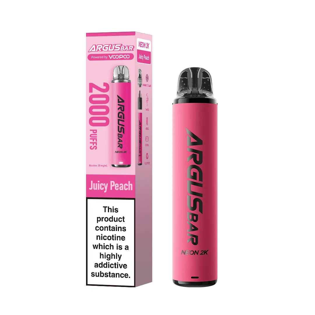 ARGUSBAR NEON 2K Puff Legal Vape [Box of 10]