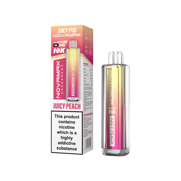 Juicy Pod Novamax 10K Prefilled Pod Vape Kit [Box of 5]