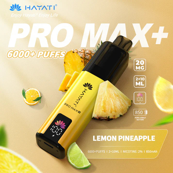 Hayati Pro Max Plus 6000 Puffs Disposable Vapes [Box of 5]