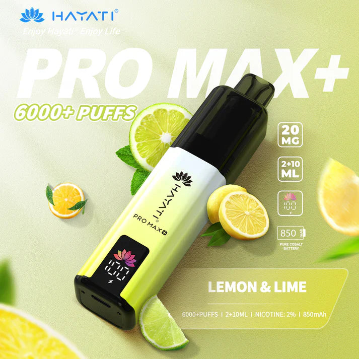 Hayati Pro Max Plus 6000 Puffs Disposable Vapes [Box of 5]