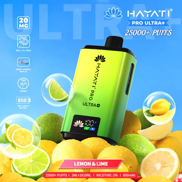Hayati Pro Ultra Plus 25K Puff Vape [Box of 5]