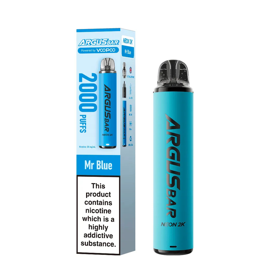 ARGUSBAR NEON 2K Puff Legal Vape [Box of 10]