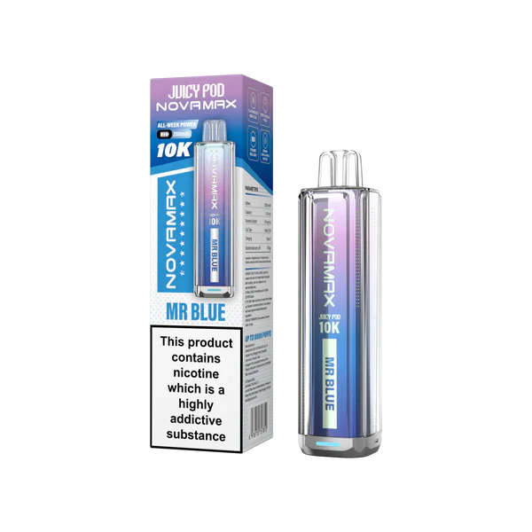 Juicy Pod Novamax 10K Prefilled Pod Vape Kit [Box of 5]