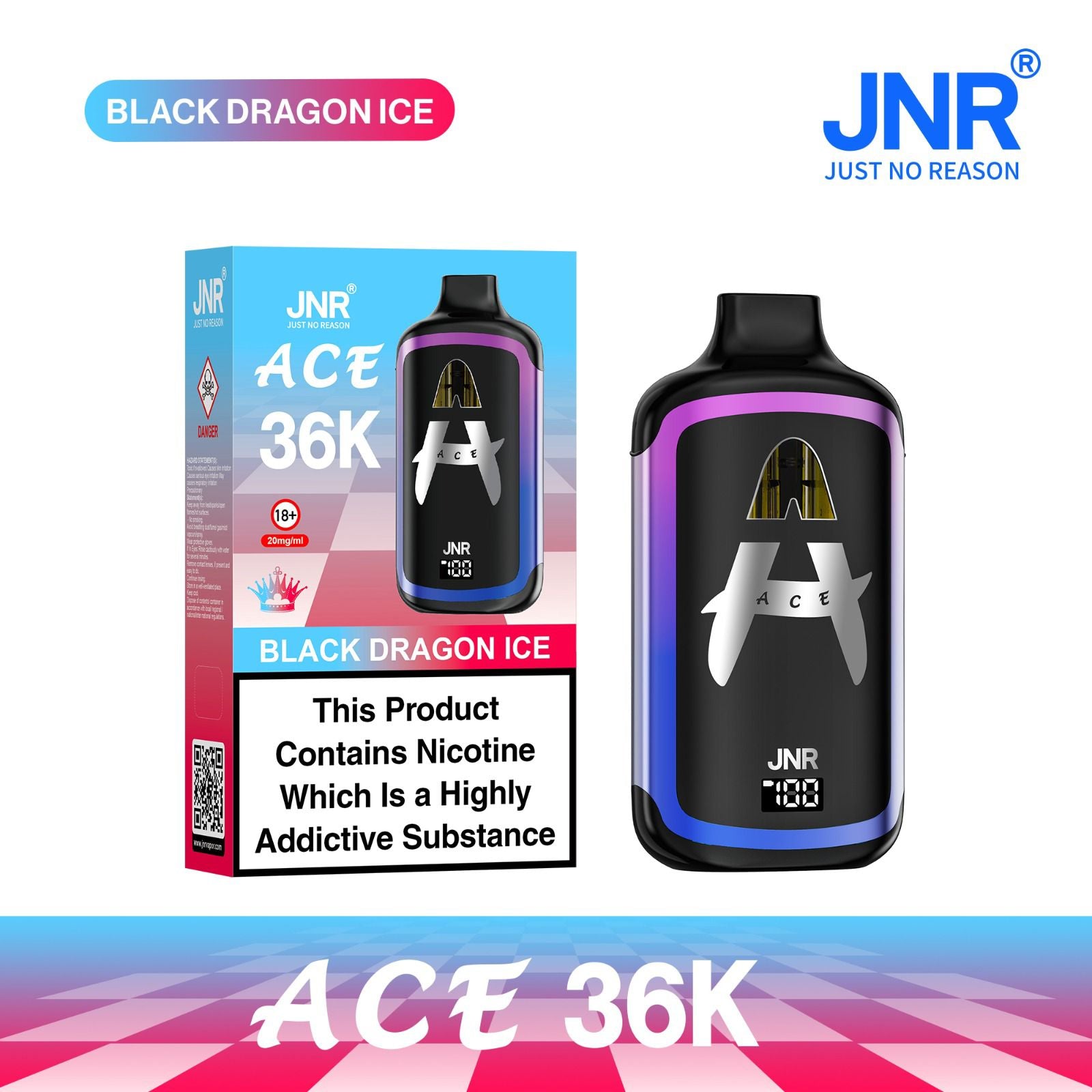 JNR Ace 36K Puffs Prefilled Pod Kit [Box of 5]