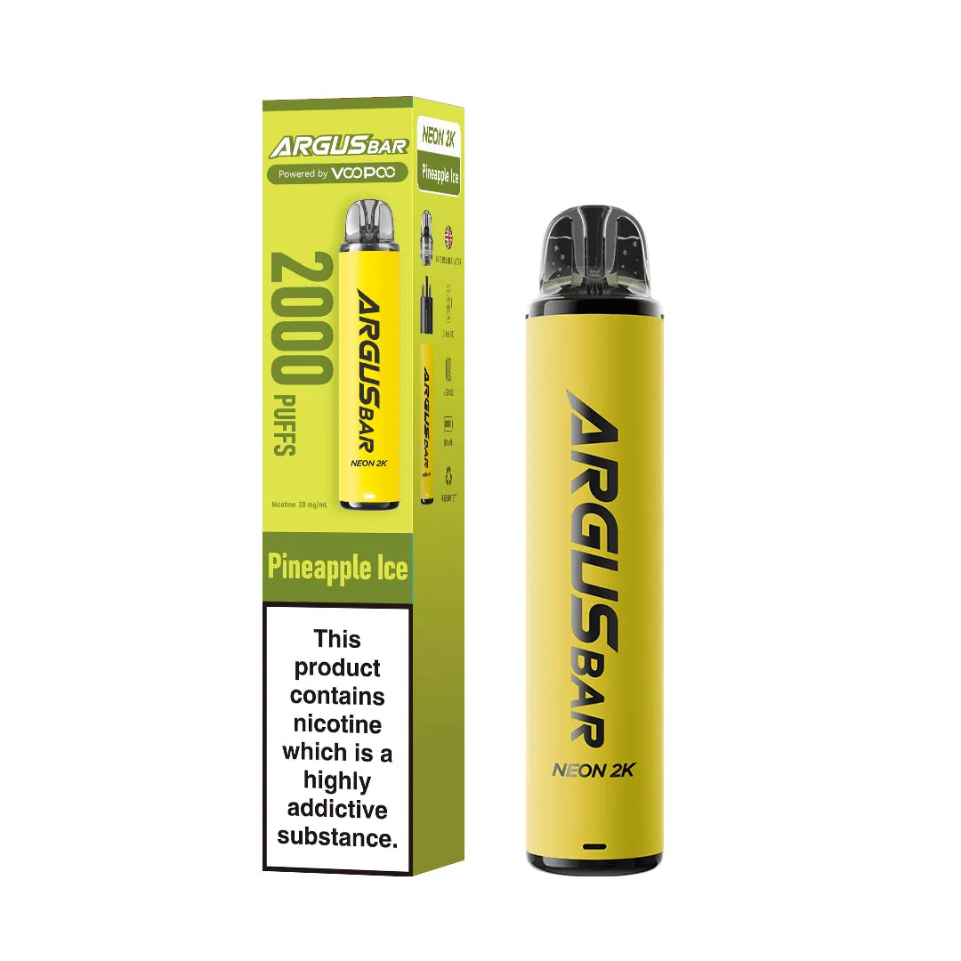 ARGUSBAR NEON 2K Puff Legal Vape [Box of 10]