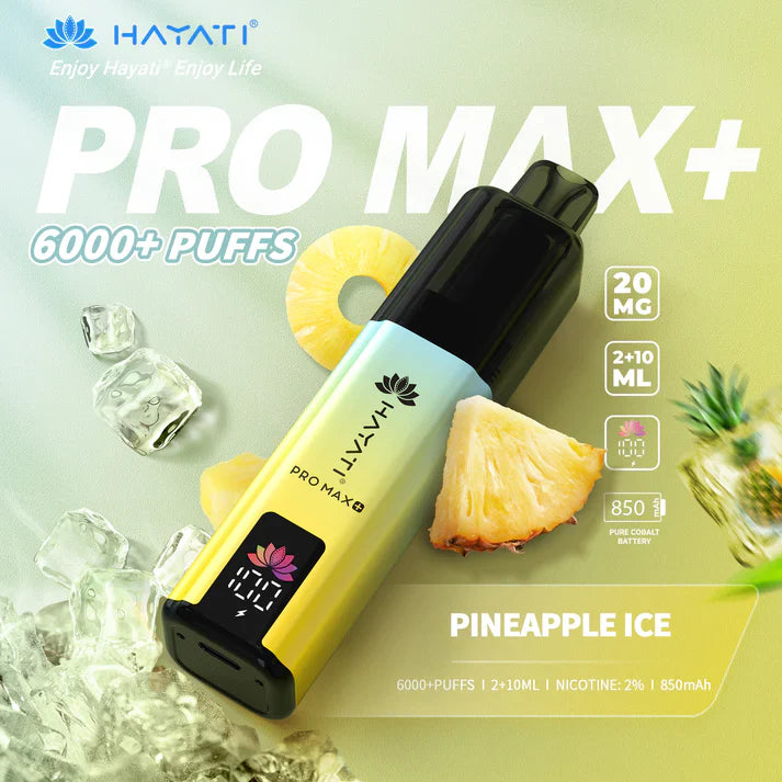 Hayati Pro Max Plus 6000 Puffs Disposable Vapes [Box of 5]