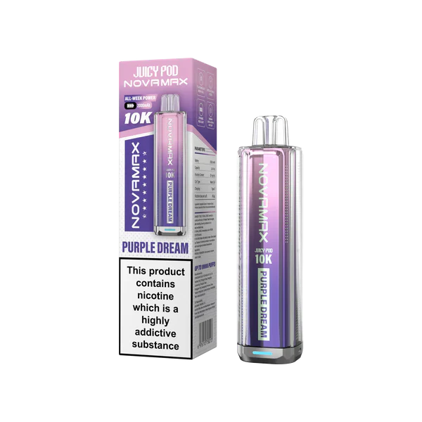 Juicy Pod Novamax 10K Prefilled Pod Vape Kit [Box of 5]