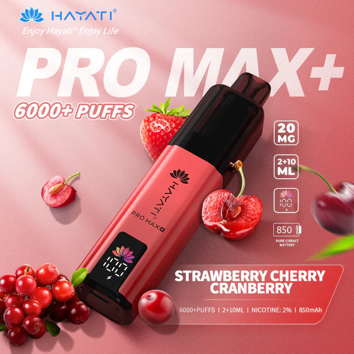 Hayati Pro Max Plus 6000 Puffs Disposable Vapes [Box of 5]