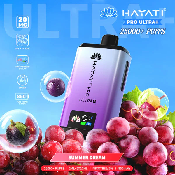 Hayati Pro Ultra Plus 25K Puff Vape [Box of 5]