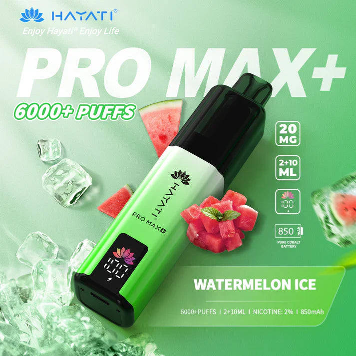 Hayati Pro Max Plus 6000 Puffs Disposable Vapes [Box of 5]