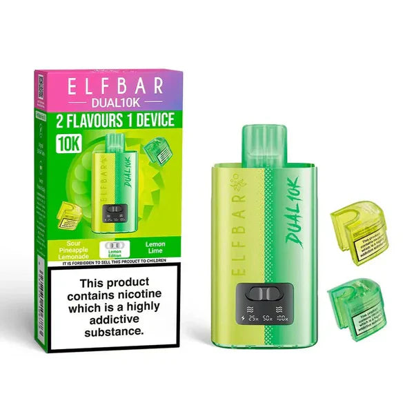 Elf Bar Dual 10K Disposable 2-in-1 Vape [Box of 5]