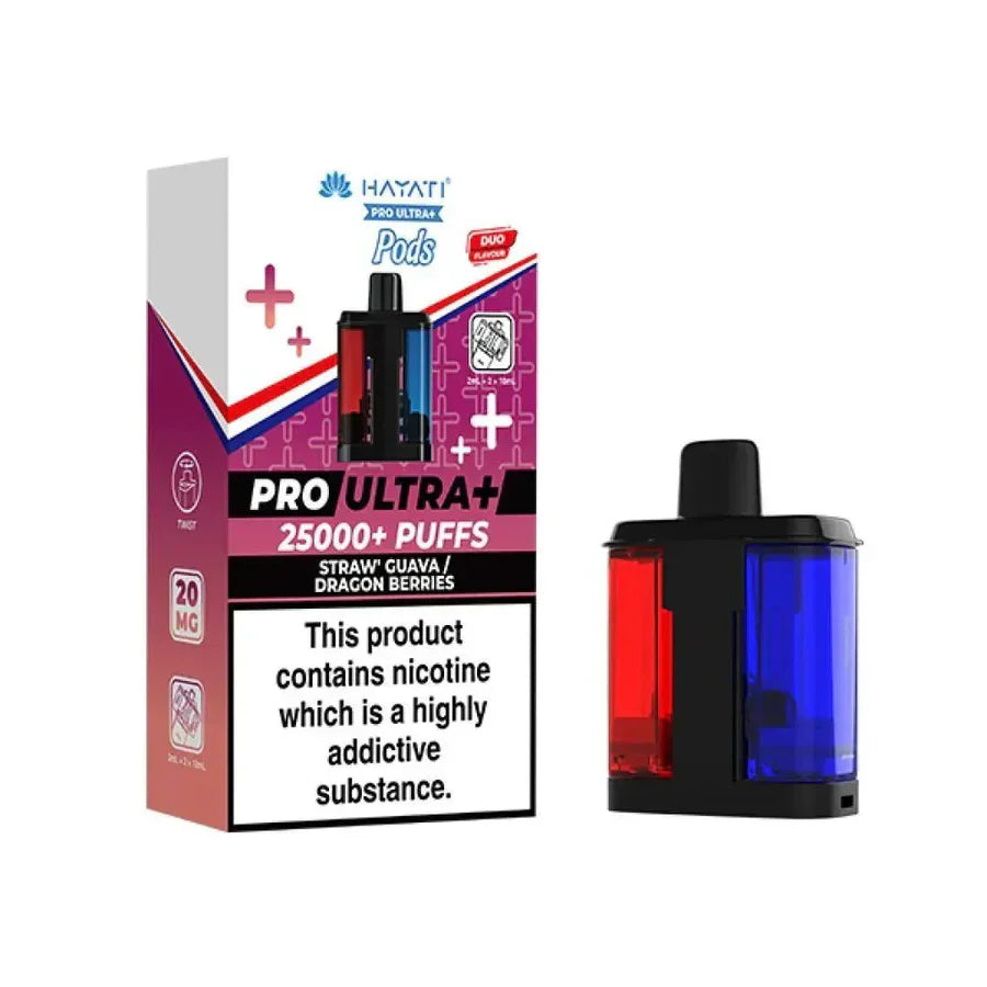 Hayati Pro Ultra Plus 25k Prefilled Pods [Box of 5]