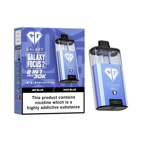 Crystal Galaxy Focus 2 30K Prefilled Vape Kit [Box of 5]