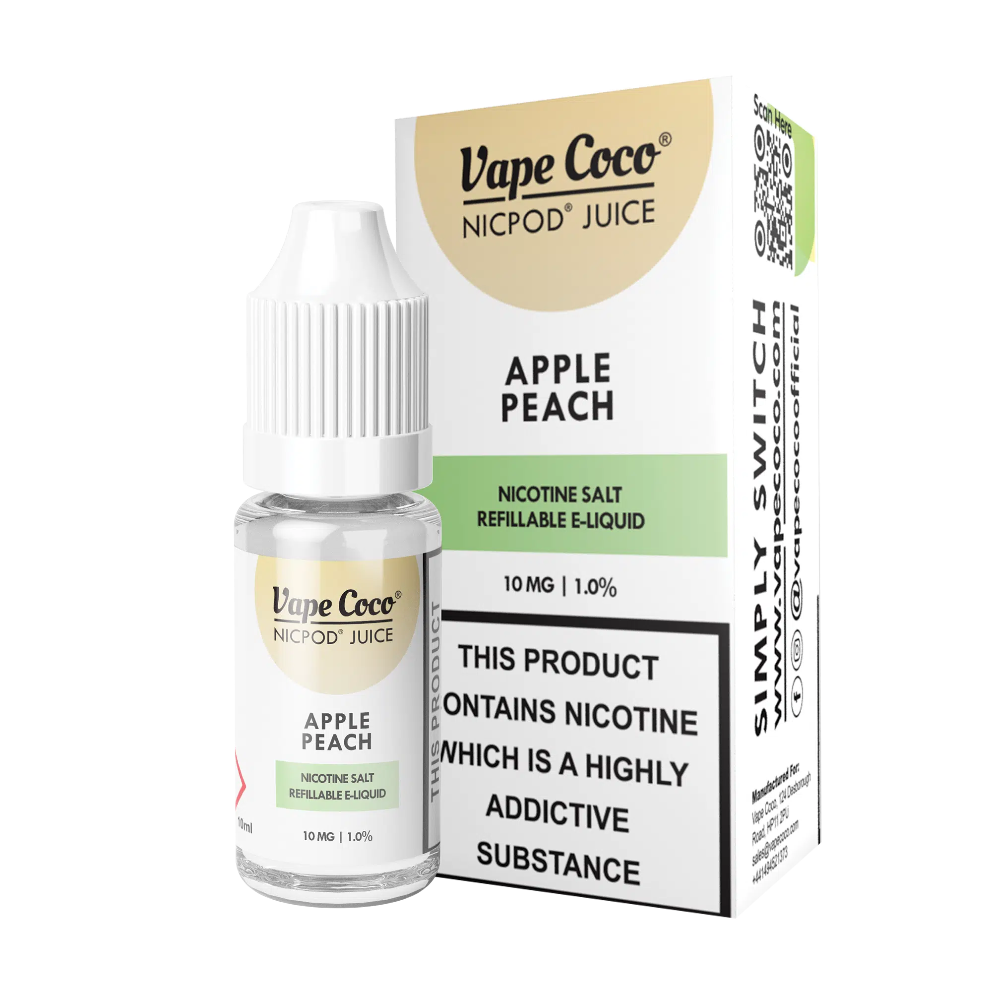 Vape CoCo Nic Pod Juices 20mg [Box of 10]