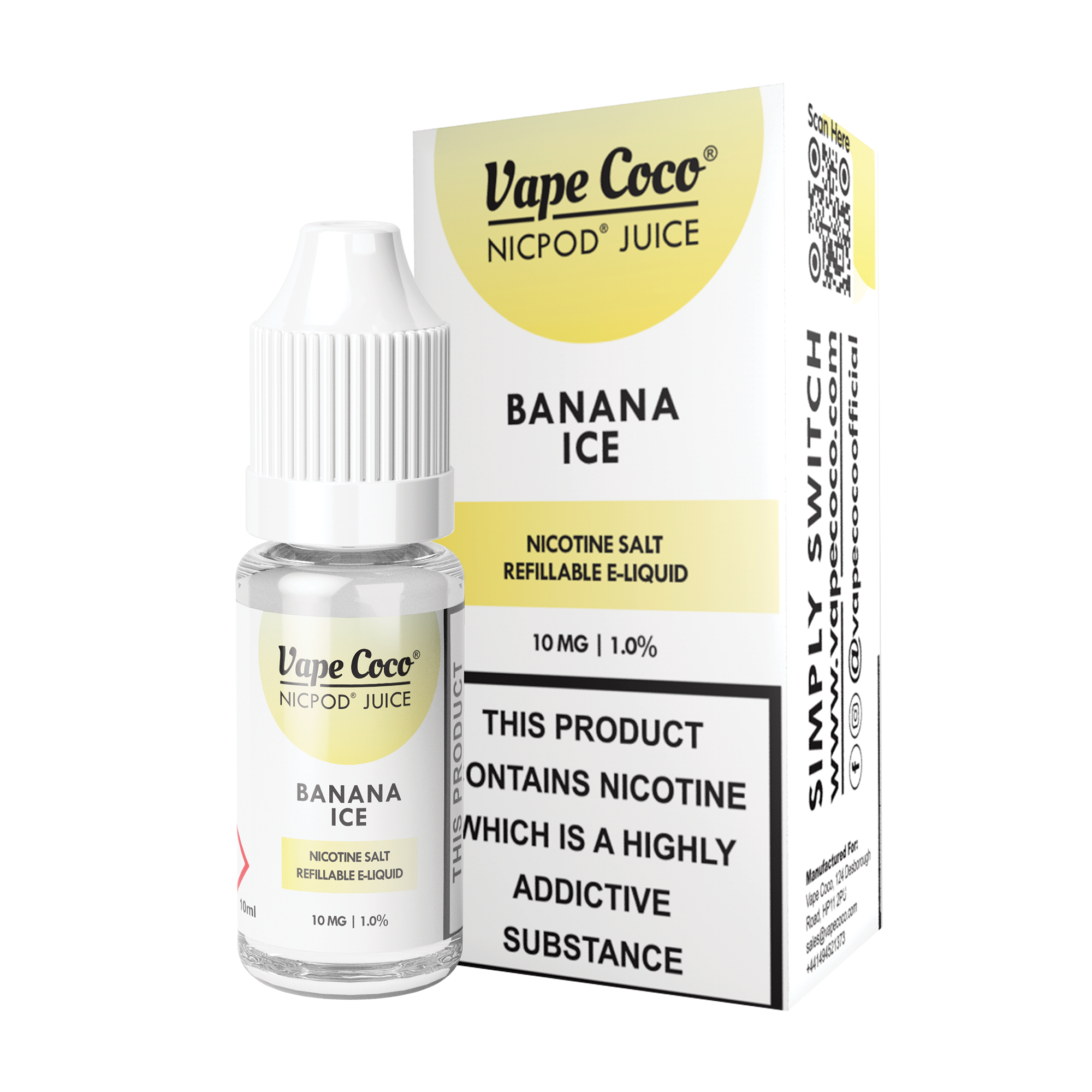 Vape CoCo Nic Pod Juices 20mg [Box of 10]