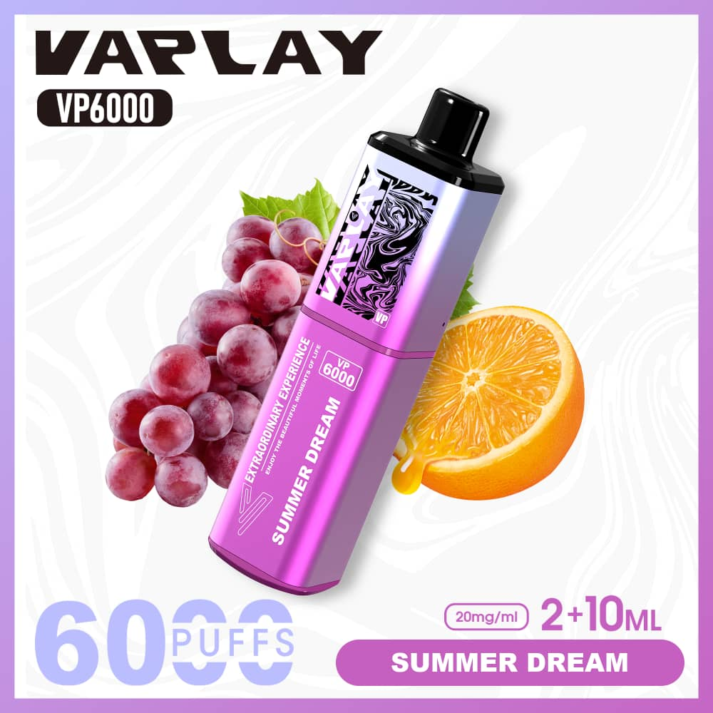 VAPLAY  VP6000  Pre Filled Pod Kit  [Box of 5]