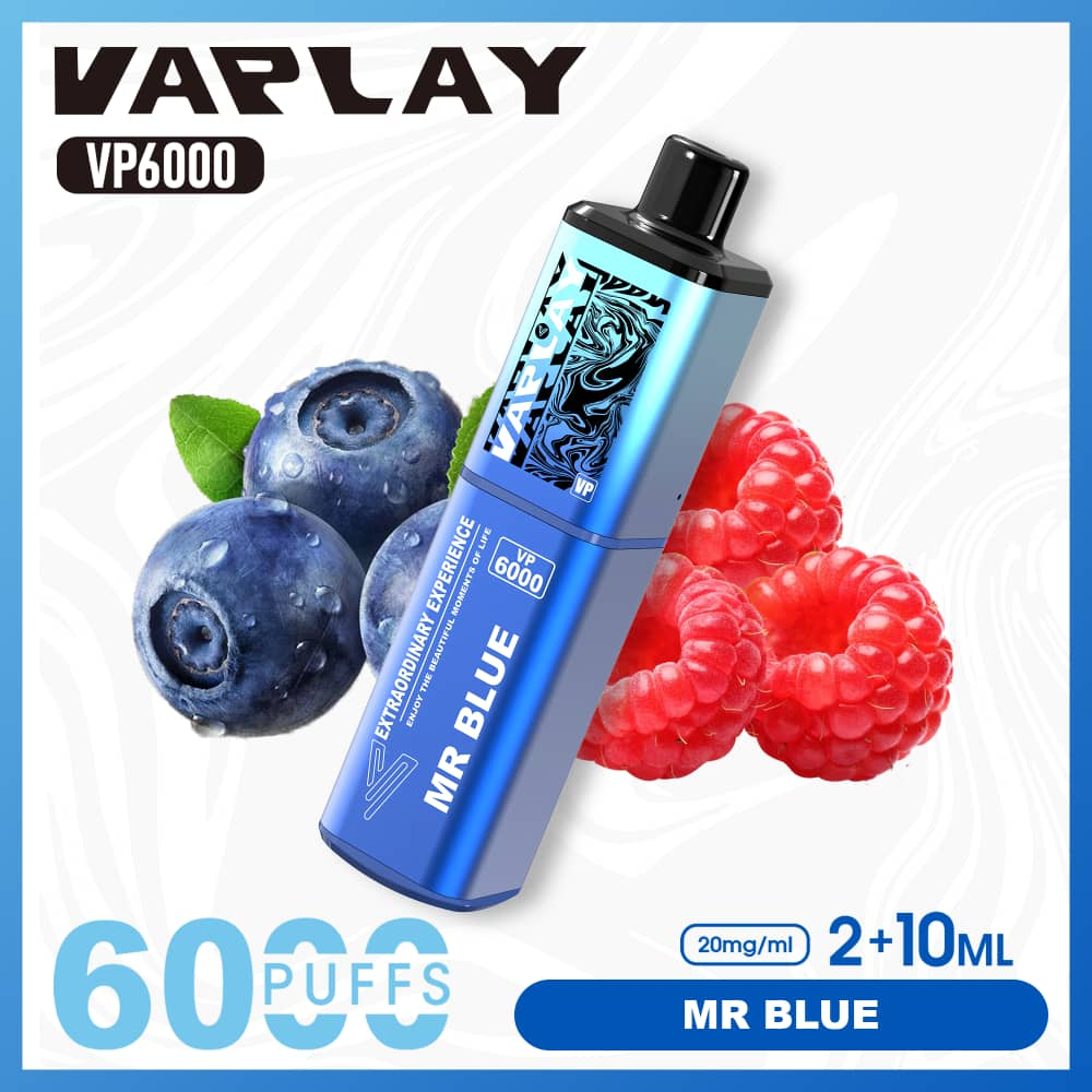 VAPLAY  VP6000  Pre Filled Pod Kit  [Box of 5]