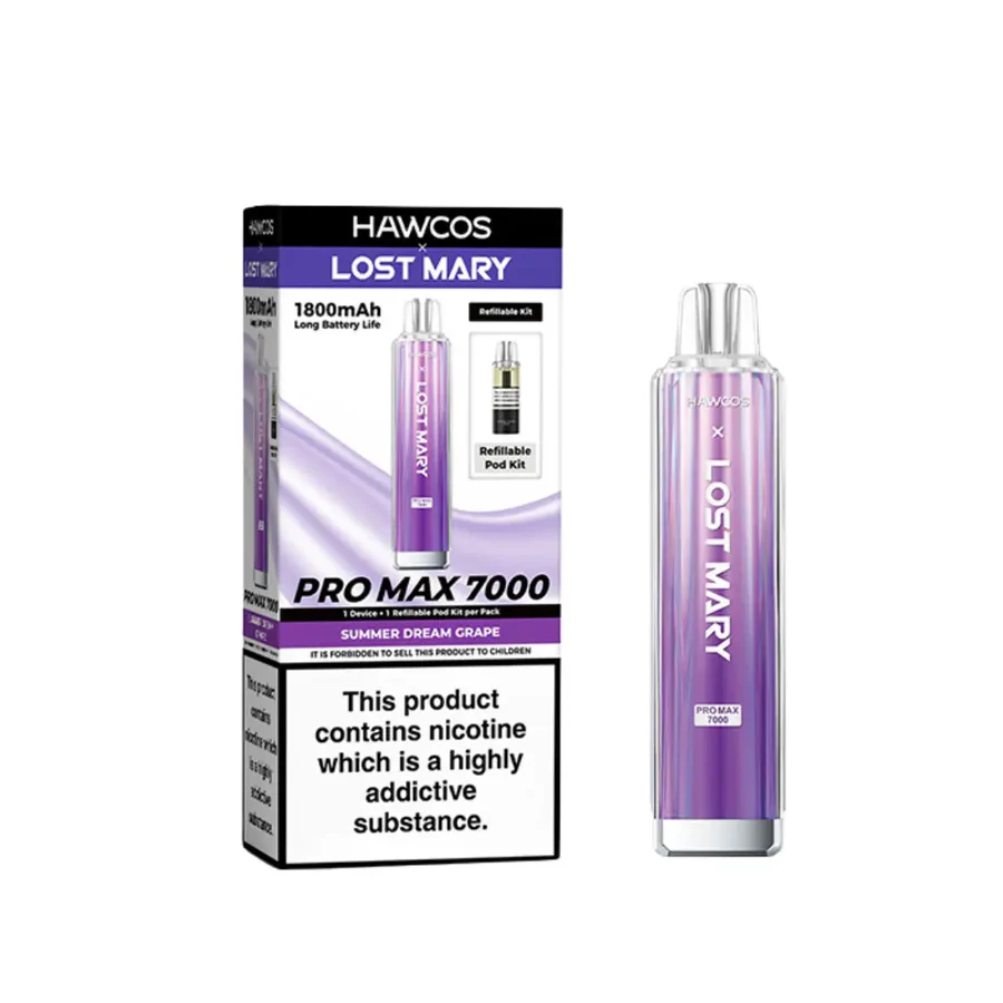 Hawcos x Lost Mary Pro Max 7000 Prefilled Pod Kit [Box of 5]