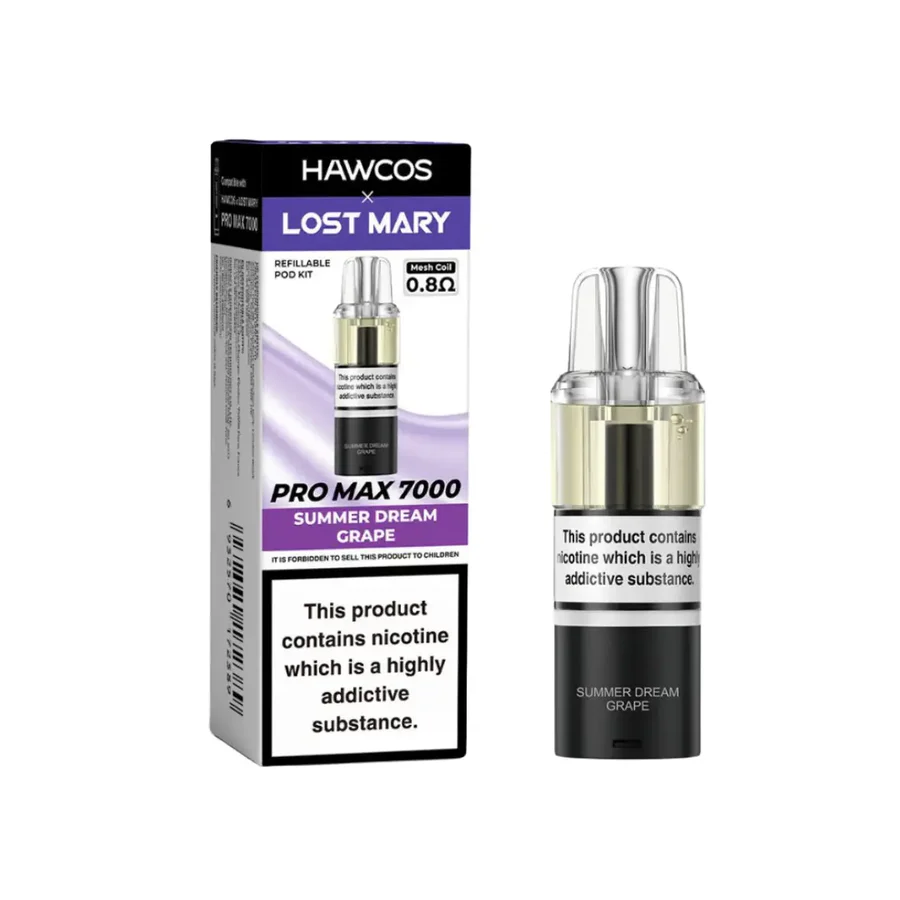 Hawcos x Lost Mary Pro Max 7000 Prefilled Pod [Box of 5]
