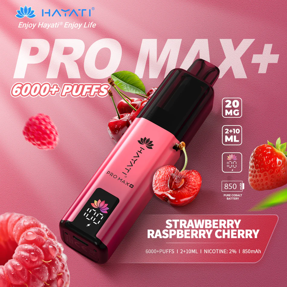 Hayati Pro Max Plus 6000 Puffs Disposable Vapes [Box of 5]