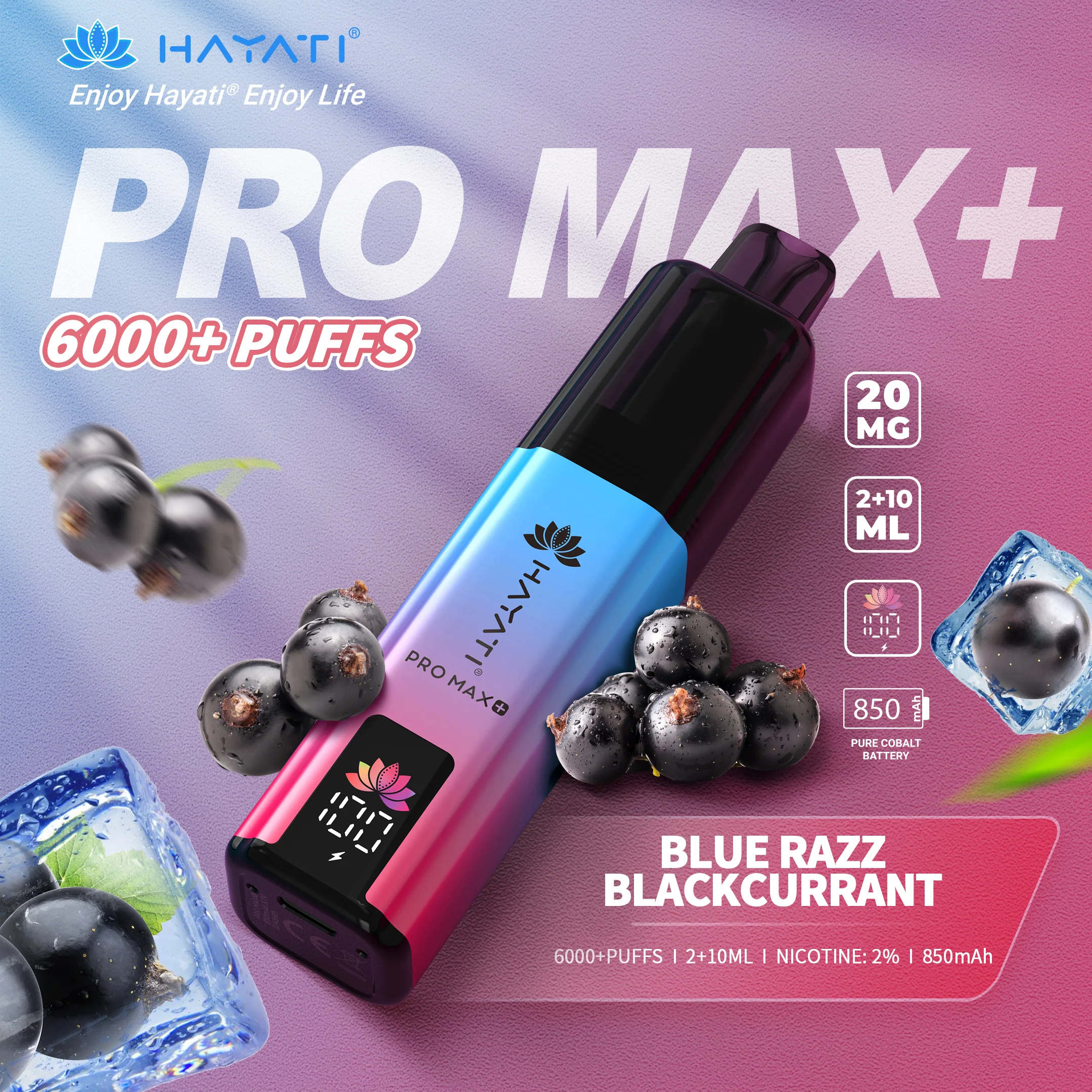Hayati Pro Max Plus 6000 Puffs Disposable Vapes [Box of 5]